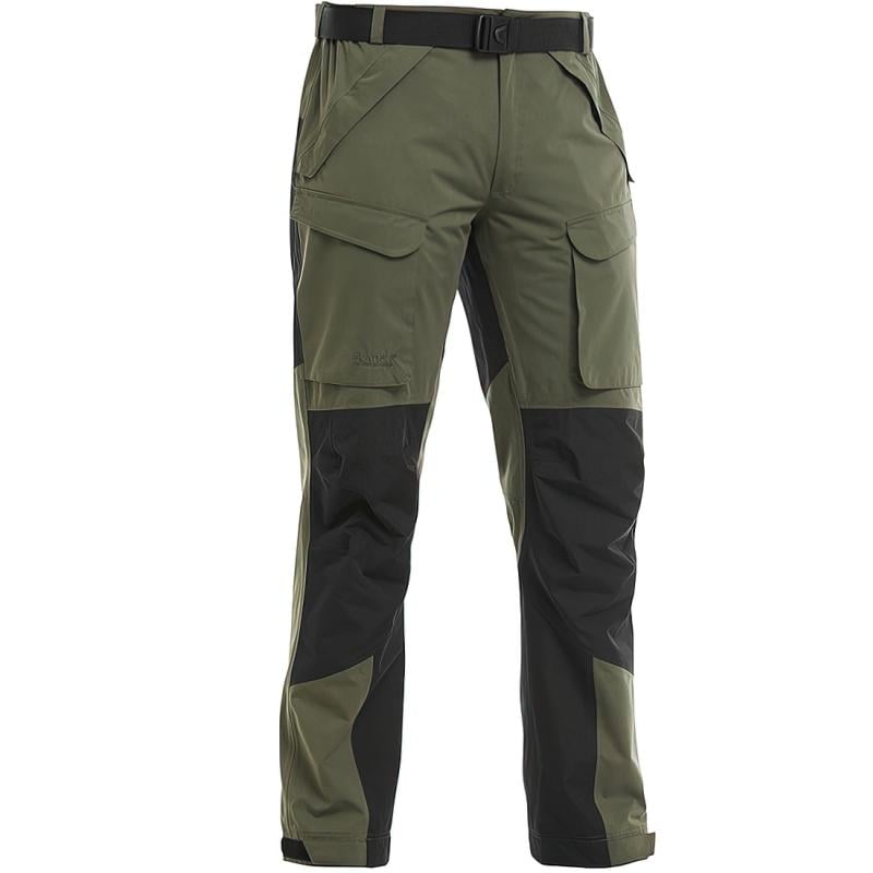 FLADEN Trousers Authentic 2.0 green/black M peach microfiber