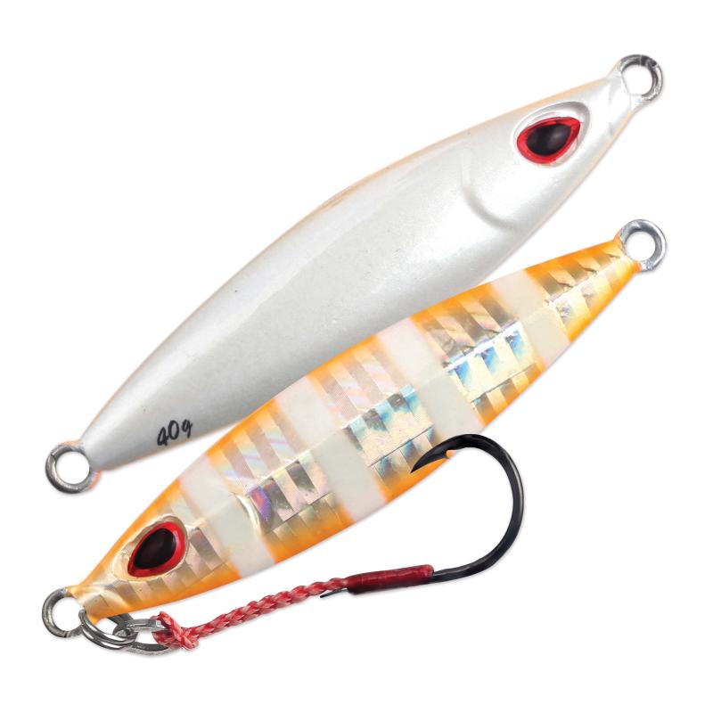 Storm Gomoku Koika Jig 60g Spz 8 4cm Variabel Sinkend Silver Pink Zebra