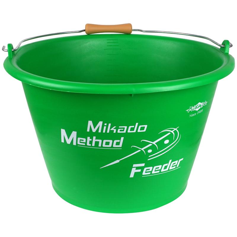 Kreek site Gearceerd Mikado Emmer - Mikado Method Feeder - Inhoud 17L - Groen