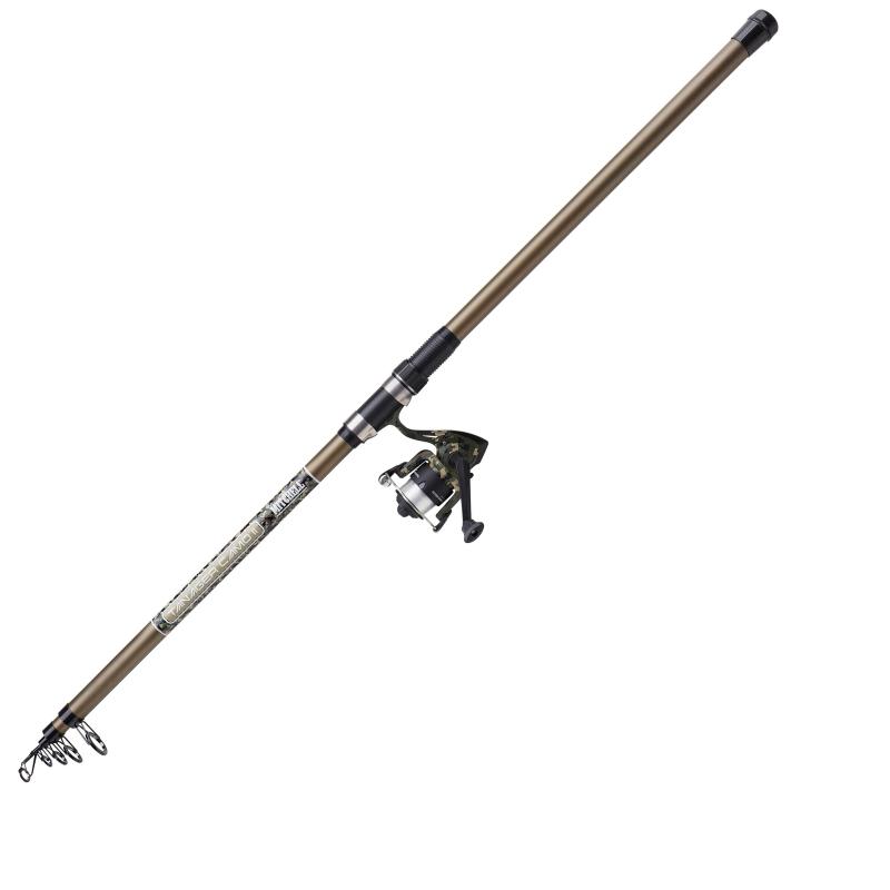 Mitchell Tanager Camouflage telescopic fishing set of a rod and