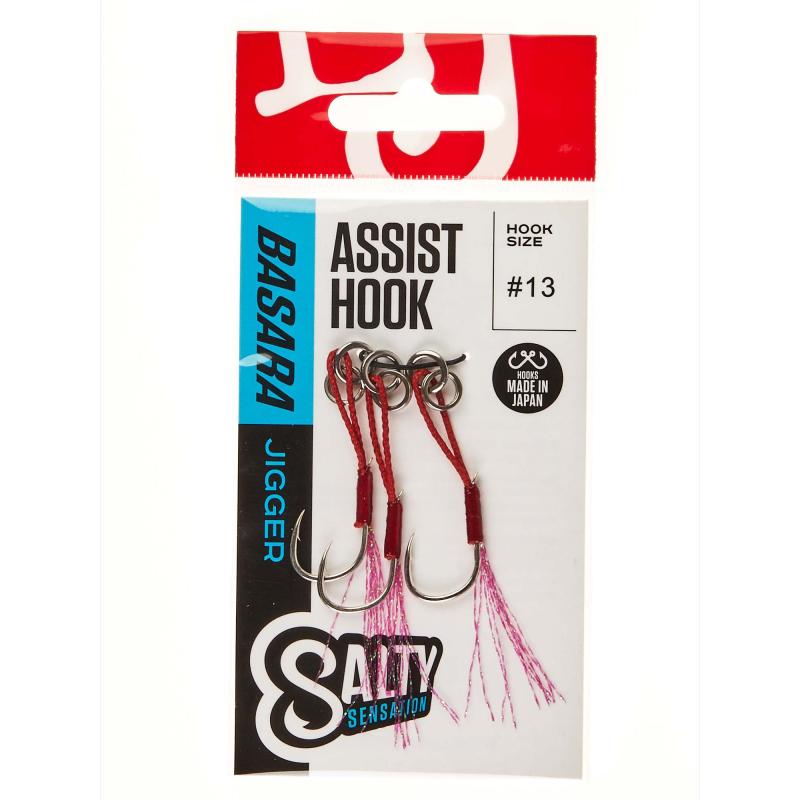 Mustad Micro Worm Double Jigging Assist Rig #4 Pink 2pcs