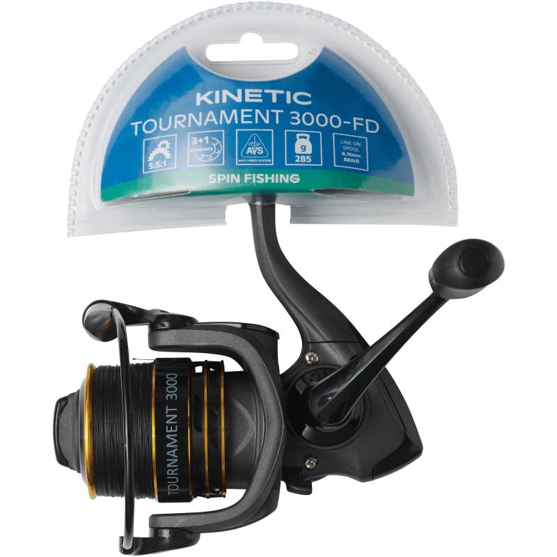 Kinetic Provoker RD Spinning Reel Black