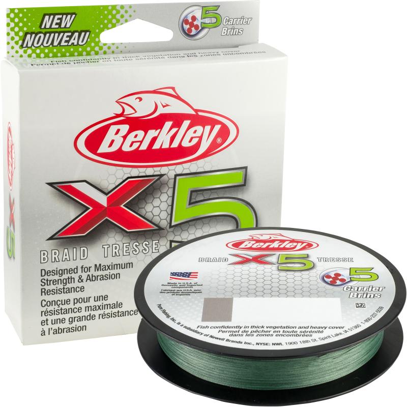 Berkley X5 150M 13.6K low visible green 0,20