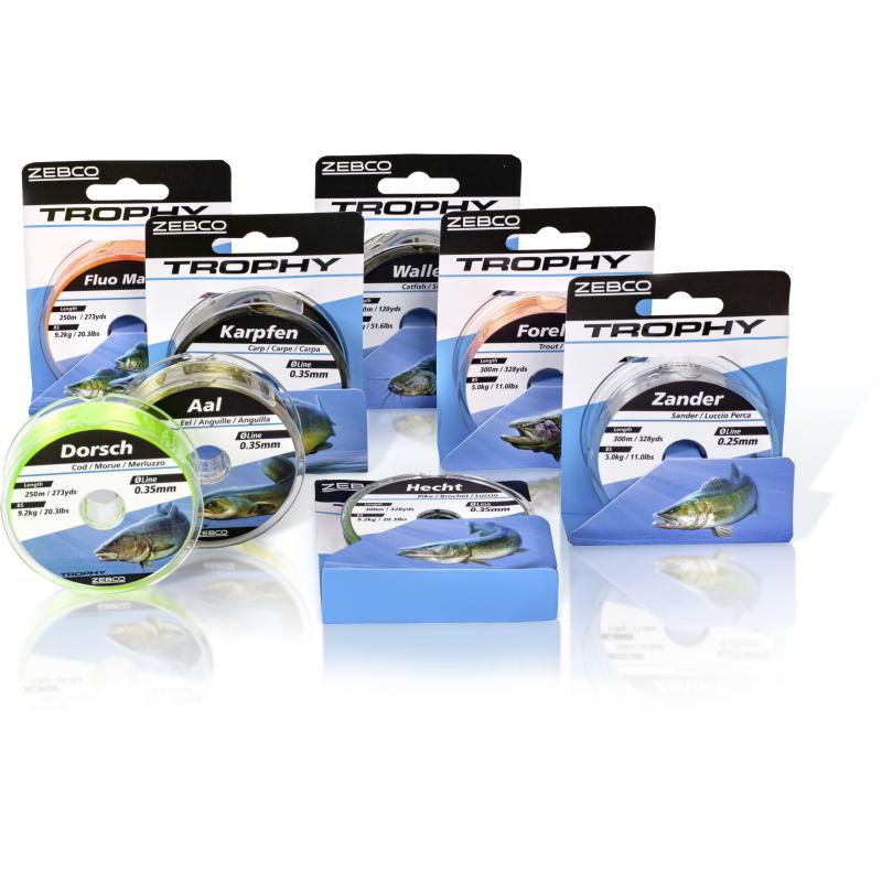 Zebco Trophy Pike Monofilament 200 m Green