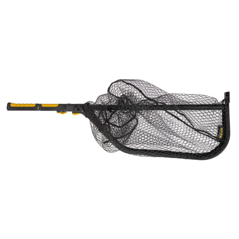 Landing net floating, foldable 240cm gummed