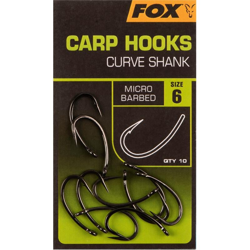 Fox Carp Hooks Curve Shank Size 4