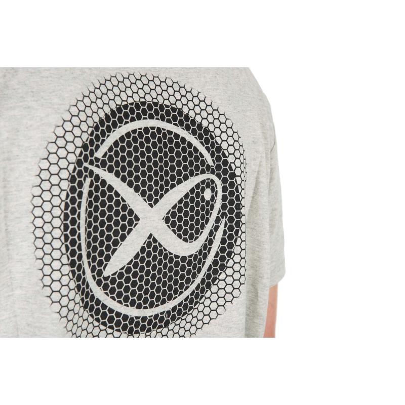 Matrix Large Logo T-Shirt Marl Grey - XXXL