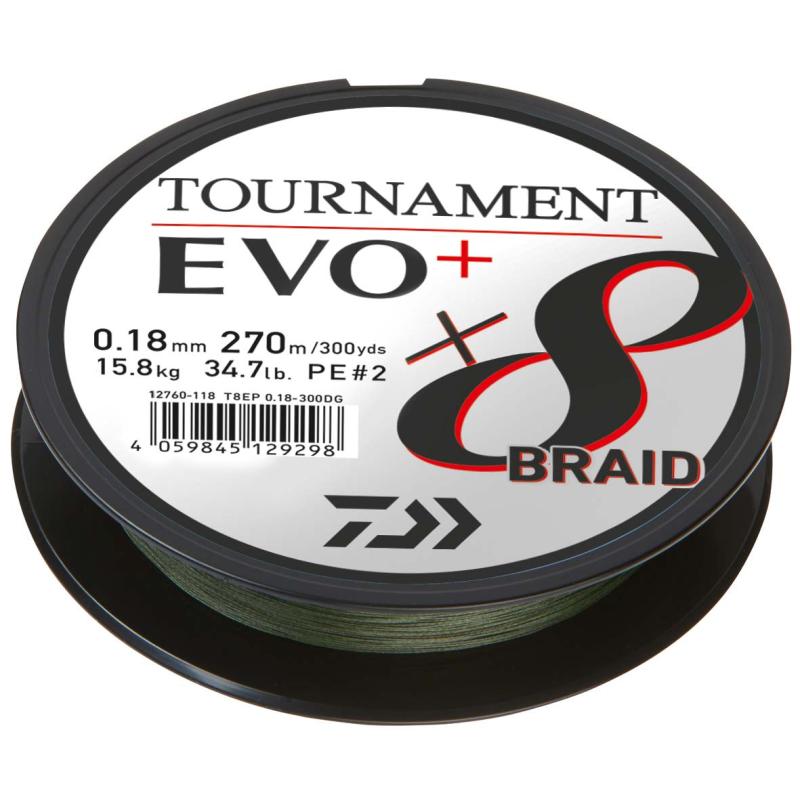 Daiwa Tournament x8 Br. EVO+ 0.20mm 135m DG