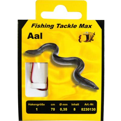 Fishing Tackle Max Haken geb. Aal 01 Ø 0,30 mm Inh. 8 Stk.