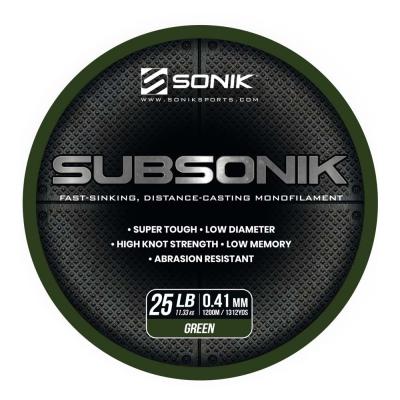 Sonik SUBSONIK GREEN 25LB 1200m (0.41mm)