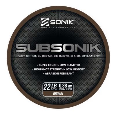 Sonik SUBSONIK BROWN 22LB 1200m 0.38mm