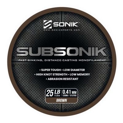 Sonik SUBSONIK BROWN 25LB 1200m 0.41mm