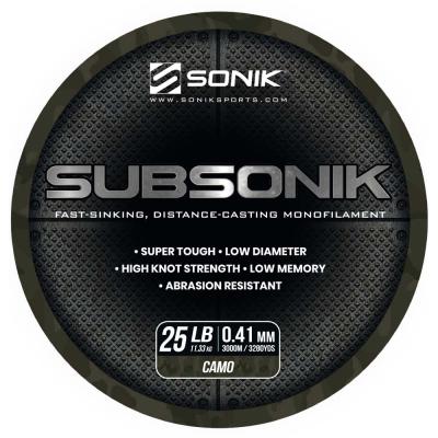 Sonik SUBSONIK CAMO 25LB 3000m 0.41mm