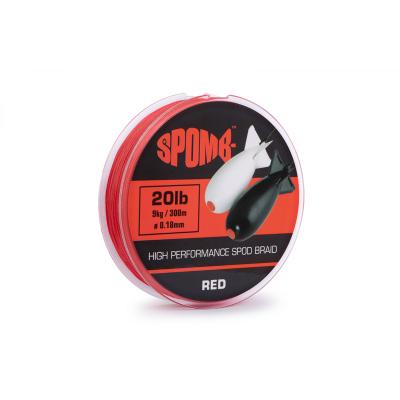 Spomb braid 300m 9kg / 20lb 0.18mm RED