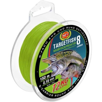 WFT TF8 Raubfisch chartreuse 150m 18Kg 0,20