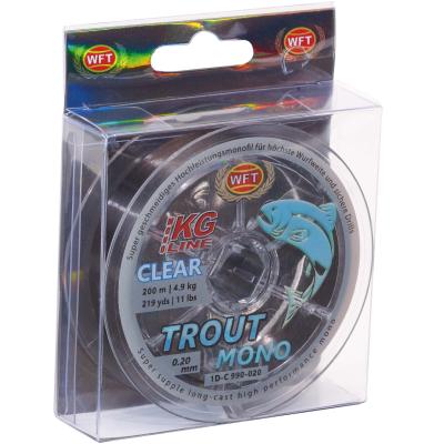 WFT Trout Mono black 200m 0,16 parallel winding