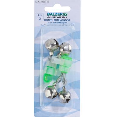 Balzer Doppel-Rutenglocke mit Knicklichtadapter SB