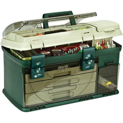PLANO 3 Drawer Box Grn/Beige W/1-23500